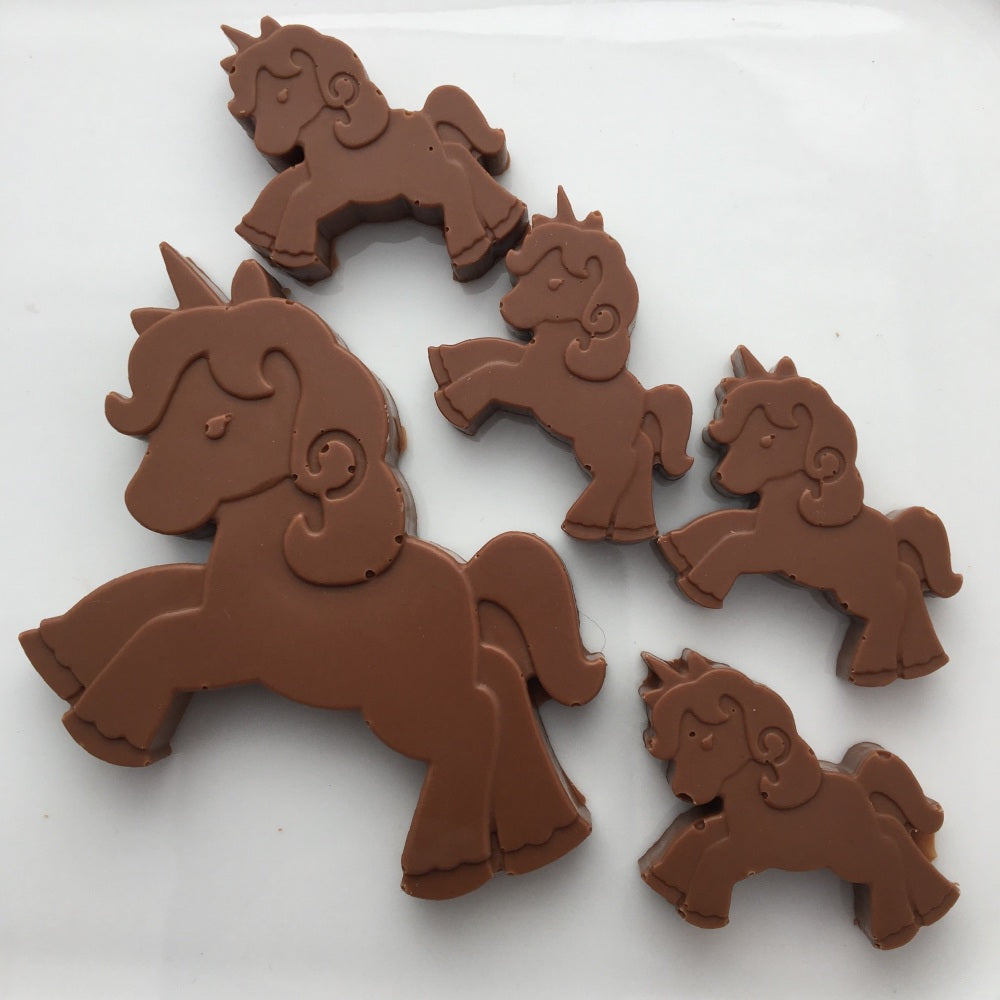 Milk Chocolate Unicorn Shapes