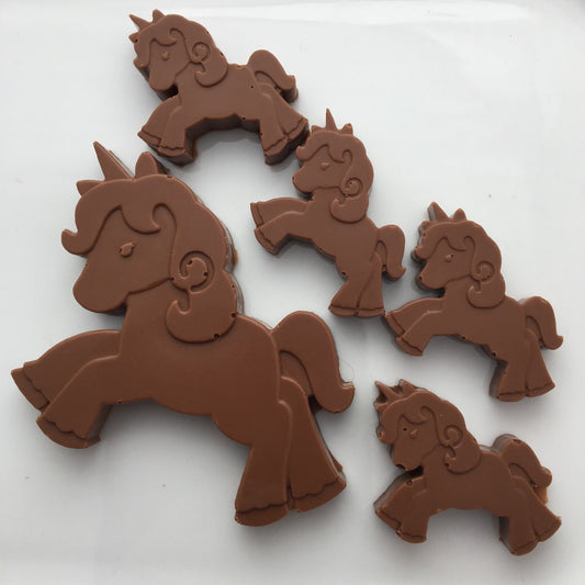 Milk Chocolate Unicorn Shapes