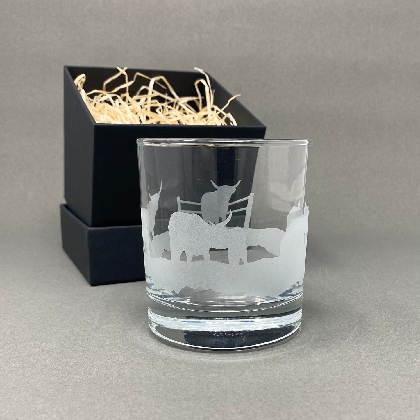Highland Cow & Croft Whisky Tumbler