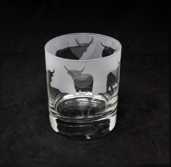 Classic Highland Cow Whisky Tumbler