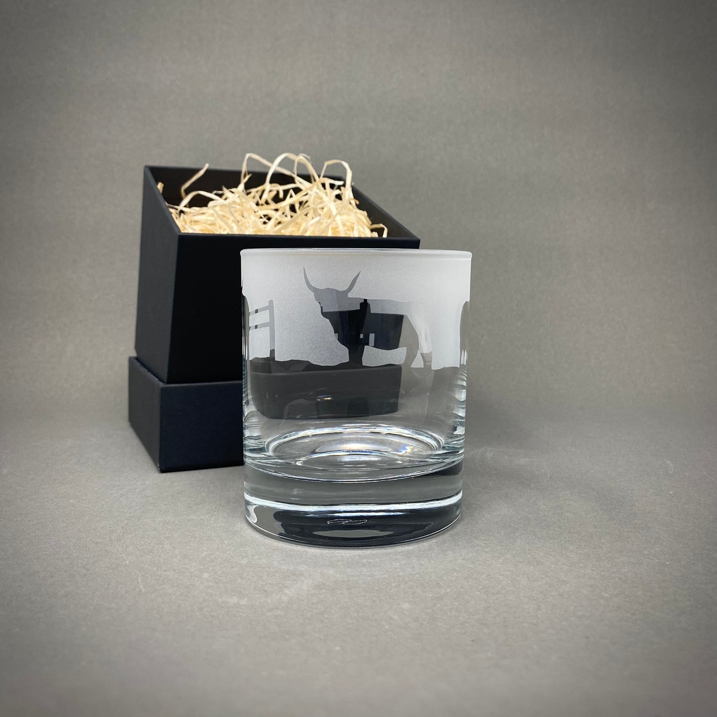 Highland Cow & Croft Whisky Tumbler