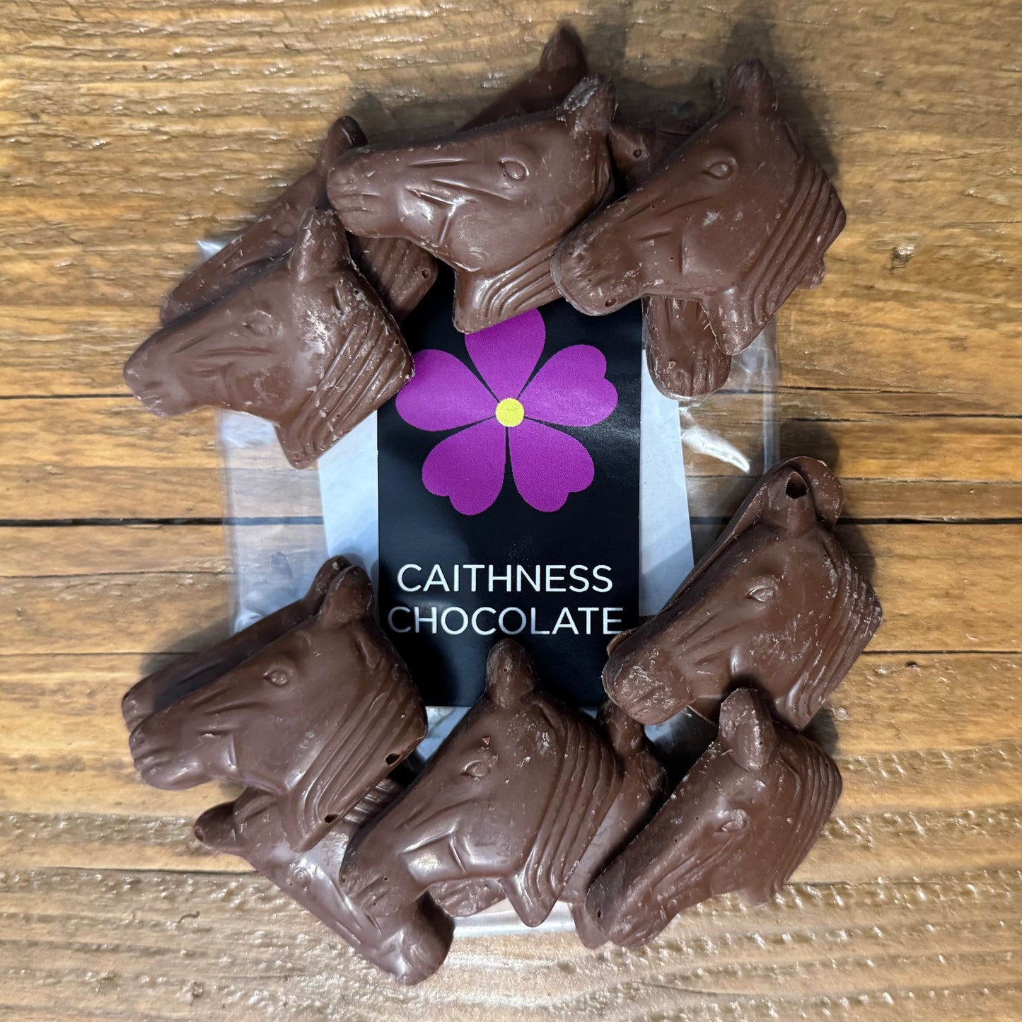 Milk Chocolate Horse Shapes