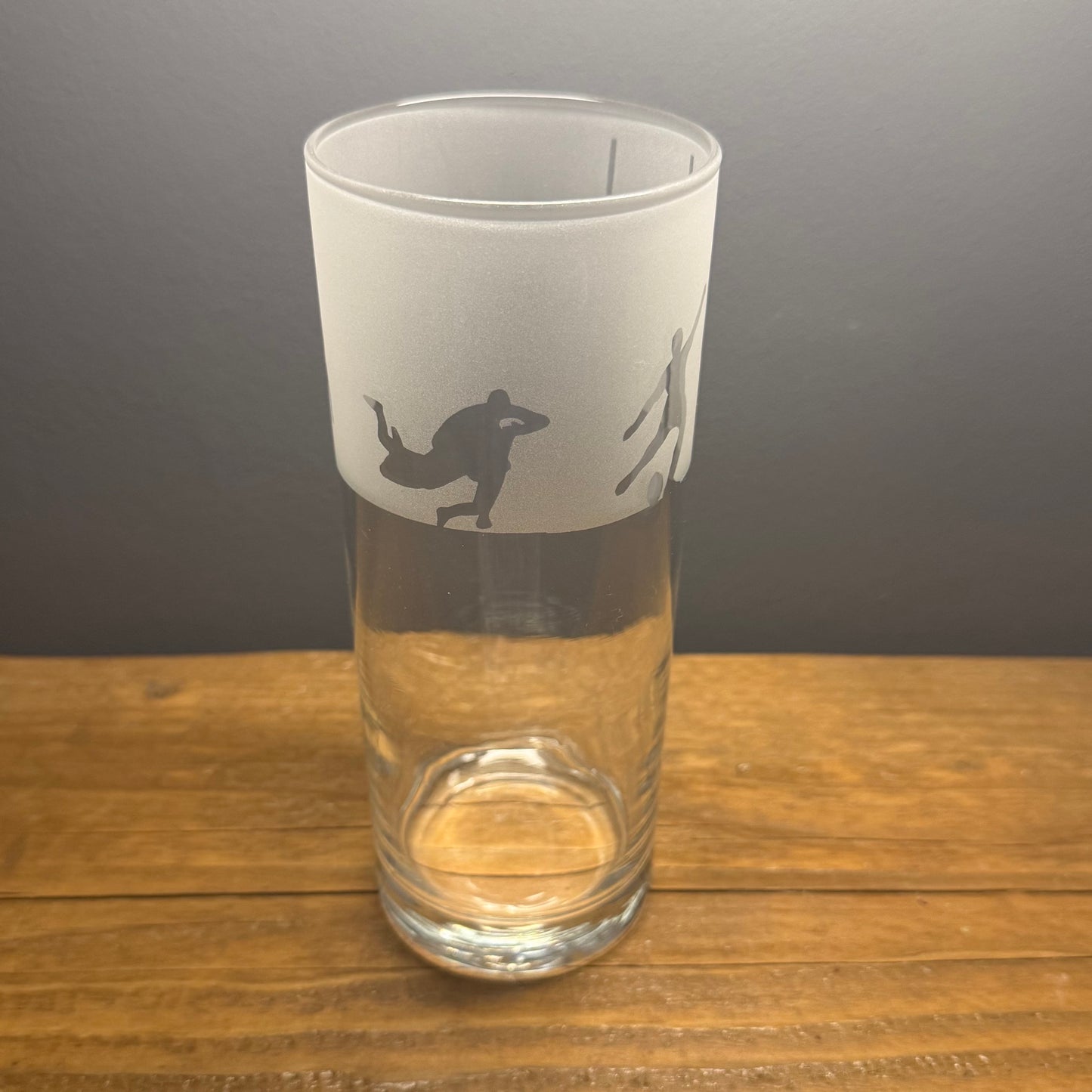 Rugby Pint Glass