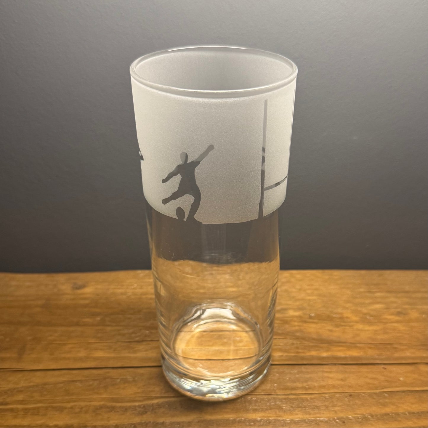 Rugby Pint Glass