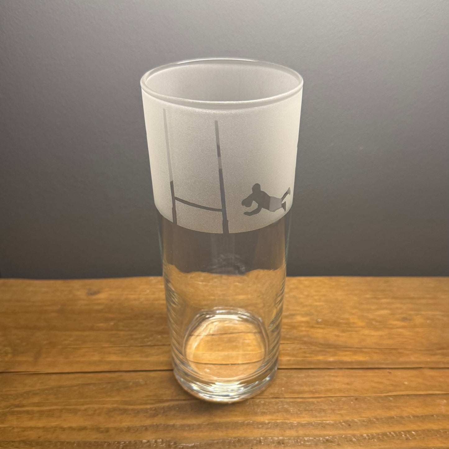 Rugby Pint Glass
