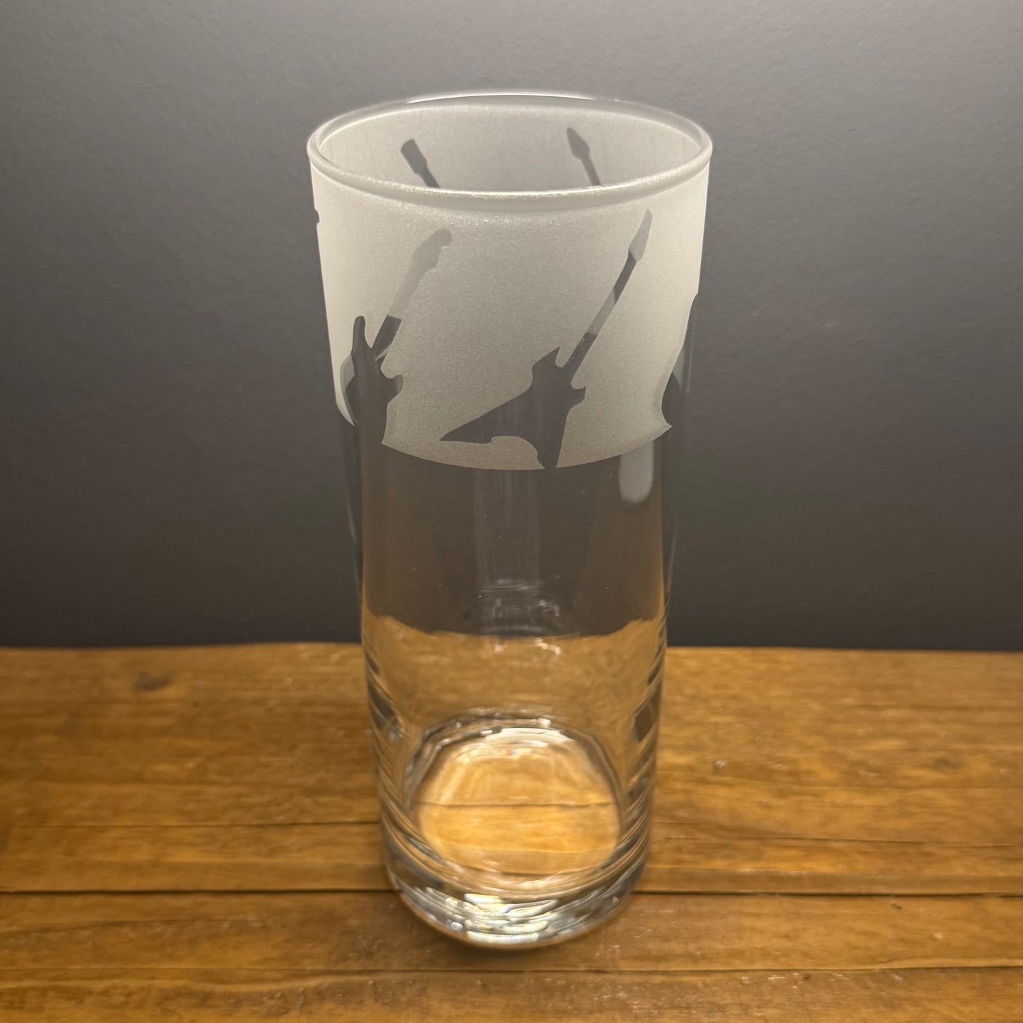 Guitars Pint Glass