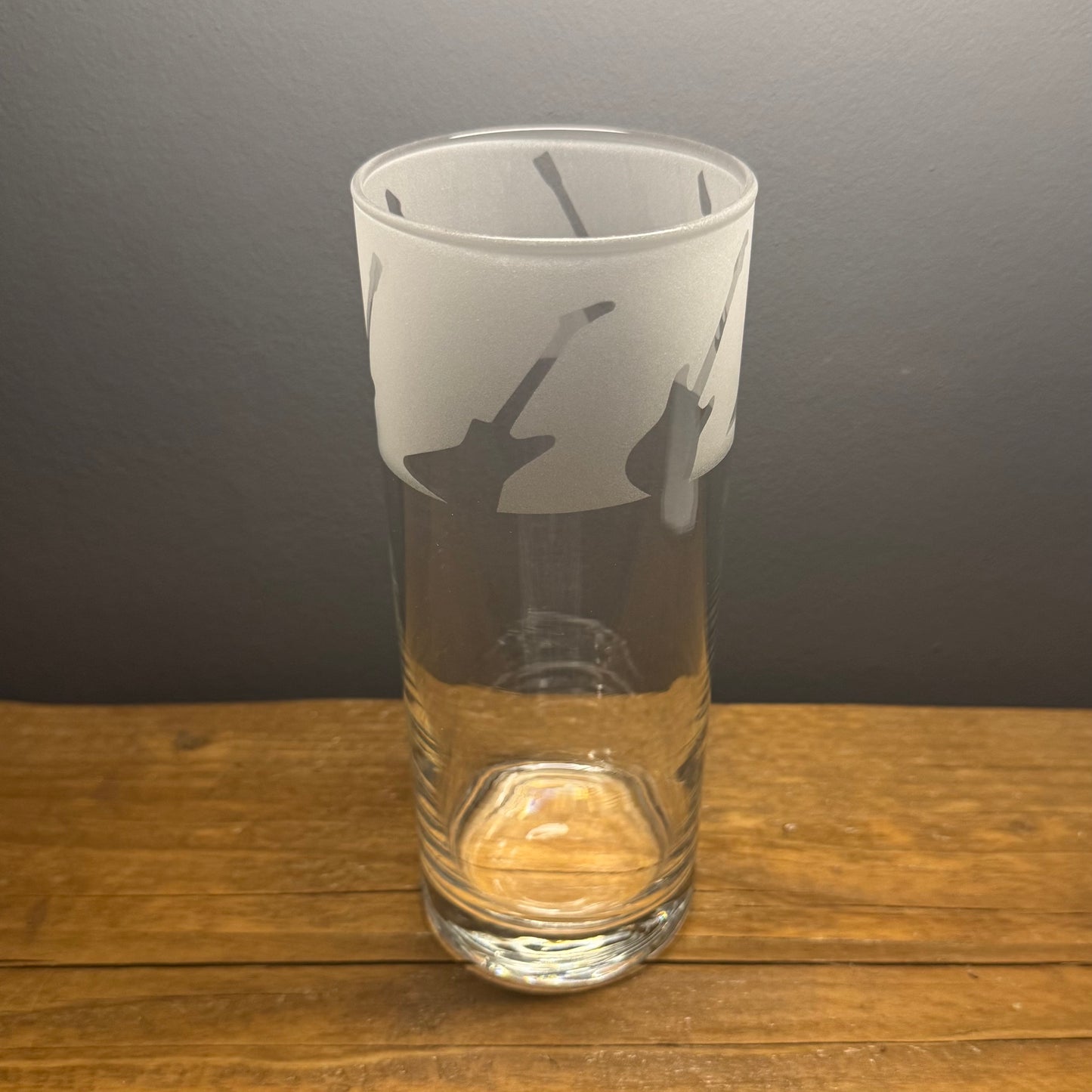 Guitars Pint Glass