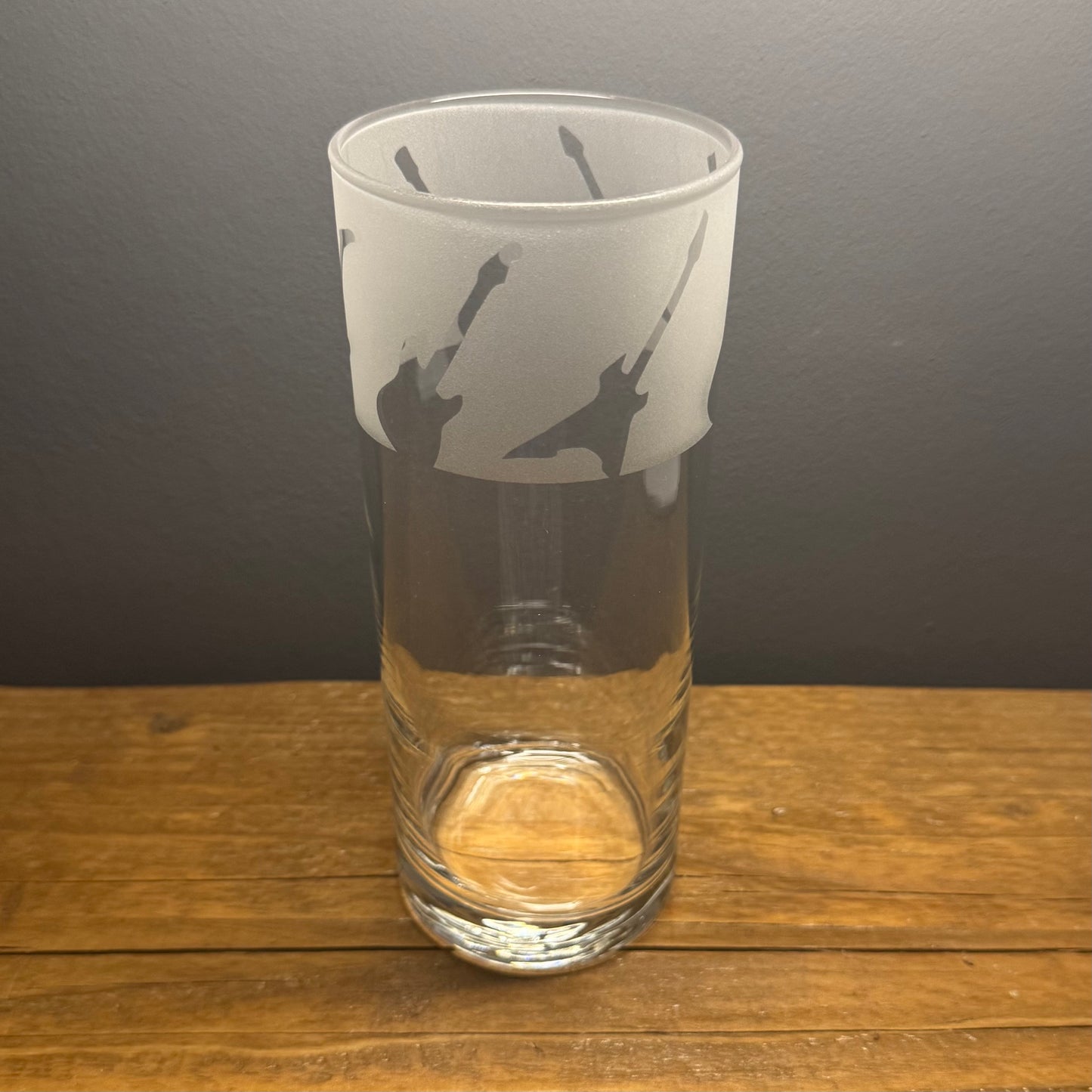 Guitars Pint Glass