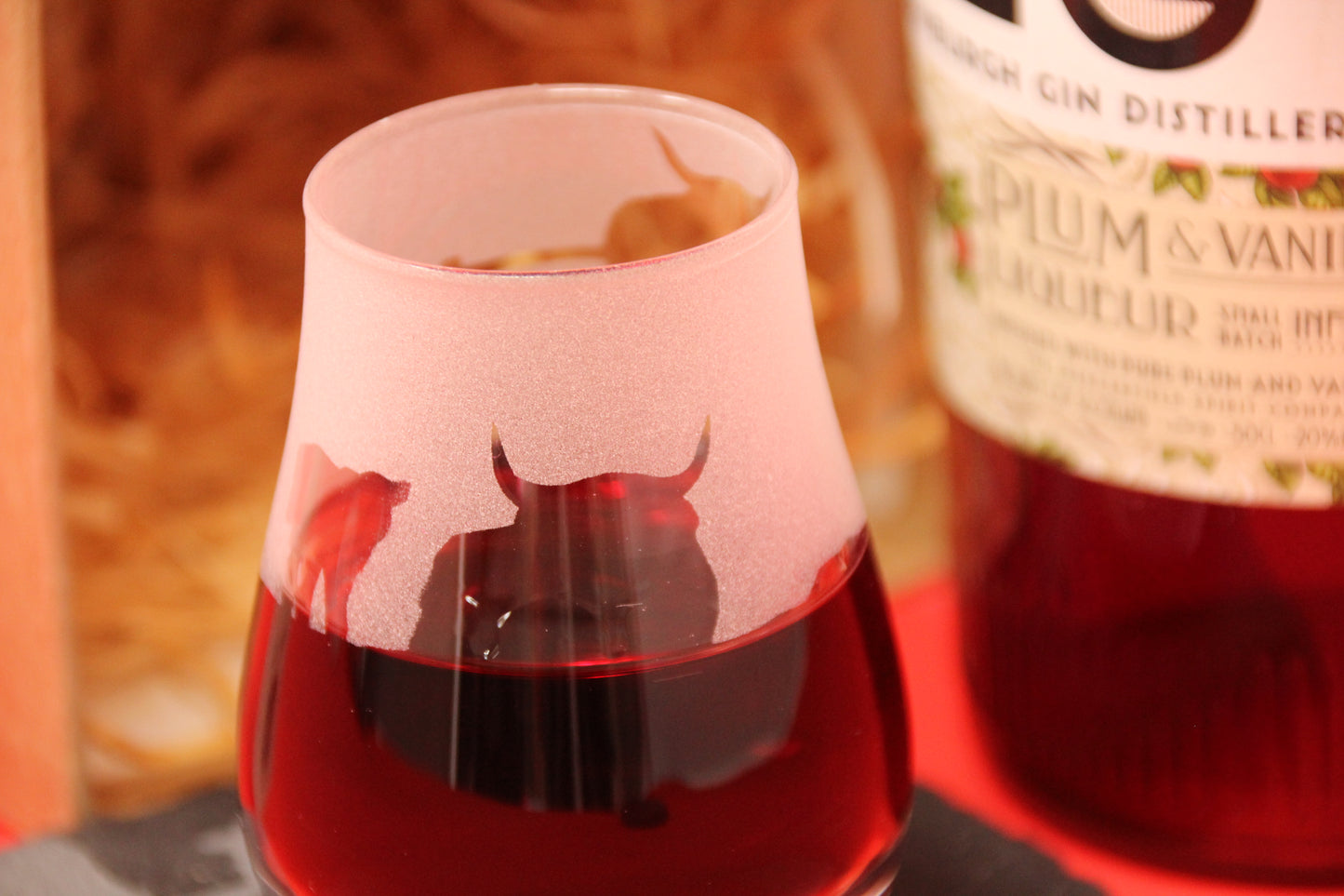 Highland Cow Liqueur Glass
