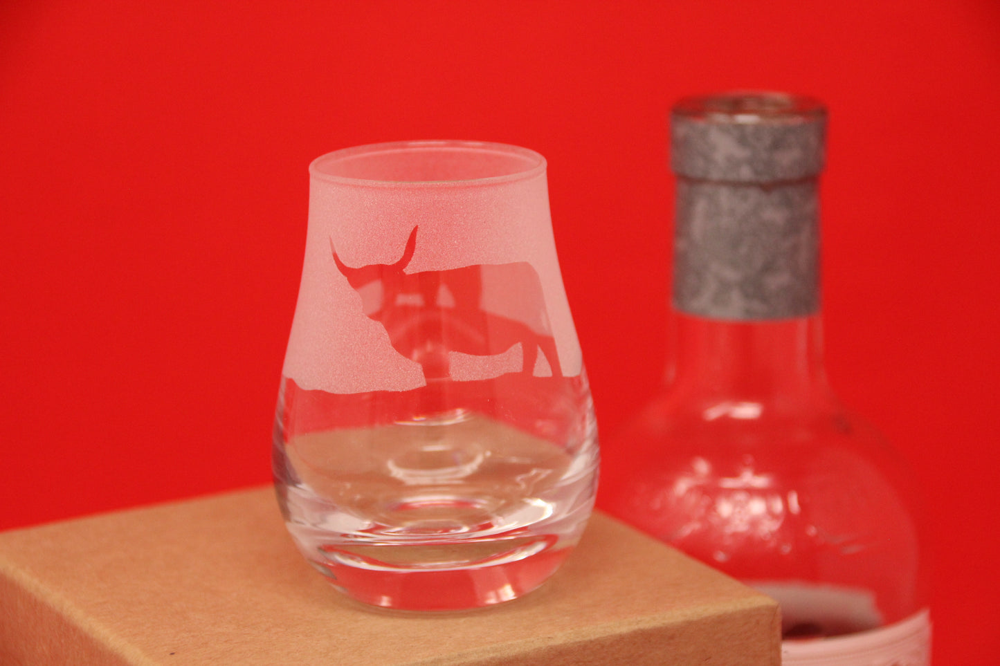 Highland Cow Liqueur Glass