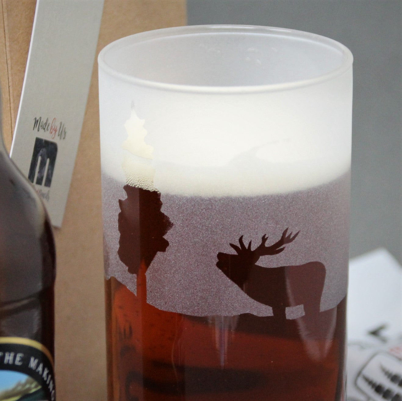 Stag Pint Glass