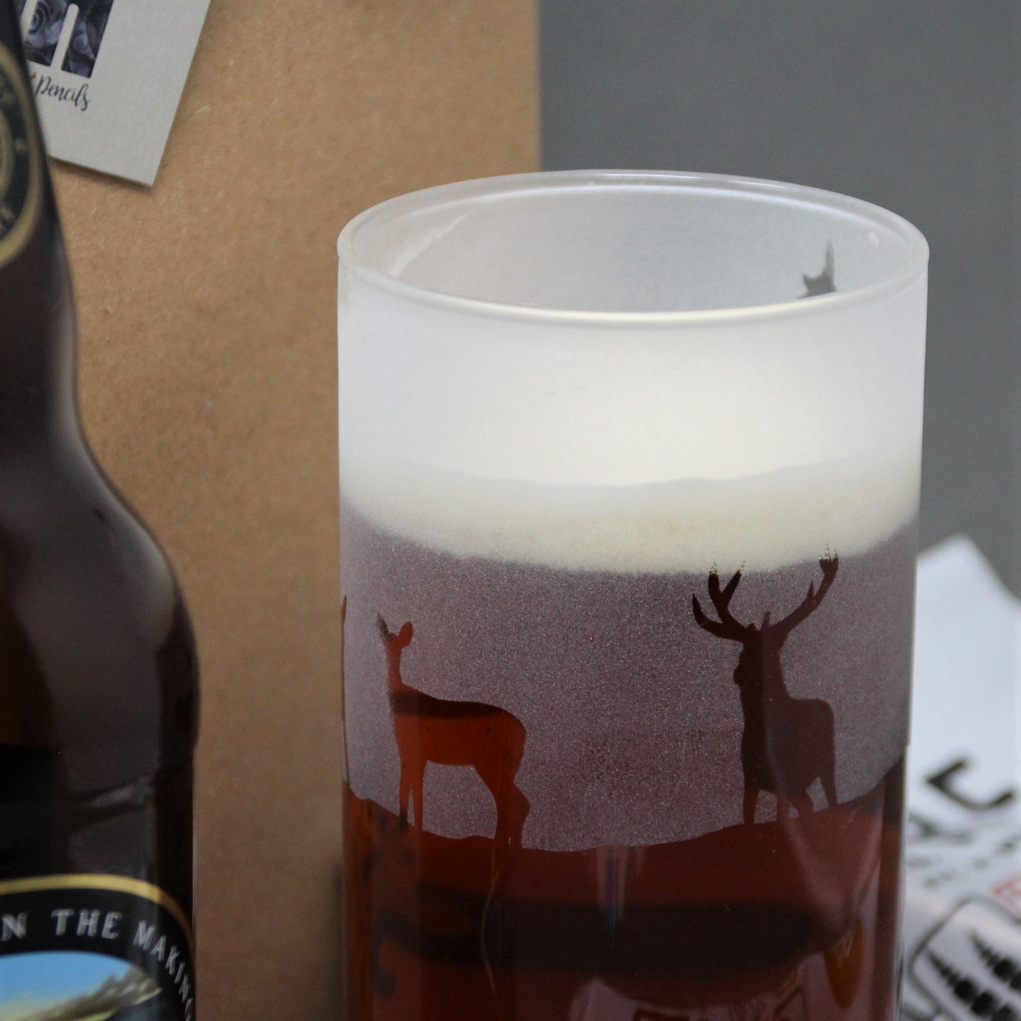 Stag Pint Glass