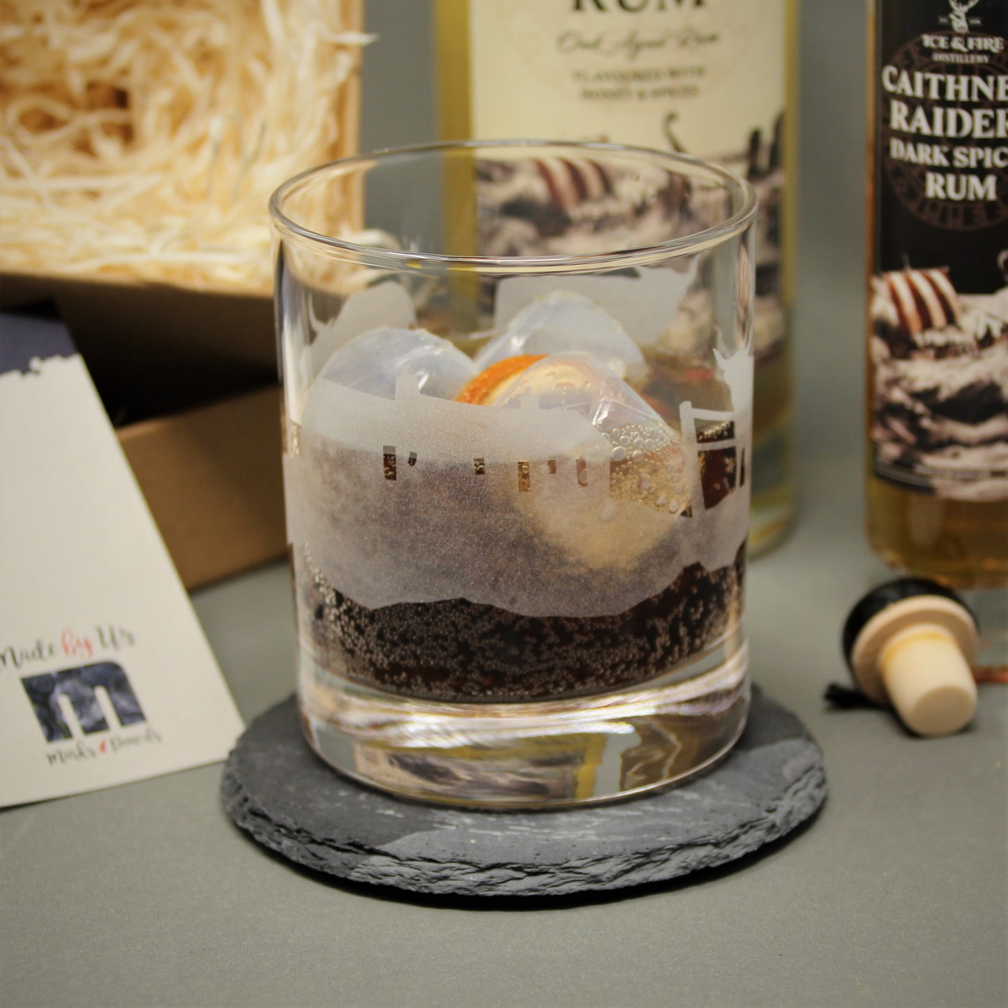 Highland Cow & Croft Whisky Tumbler