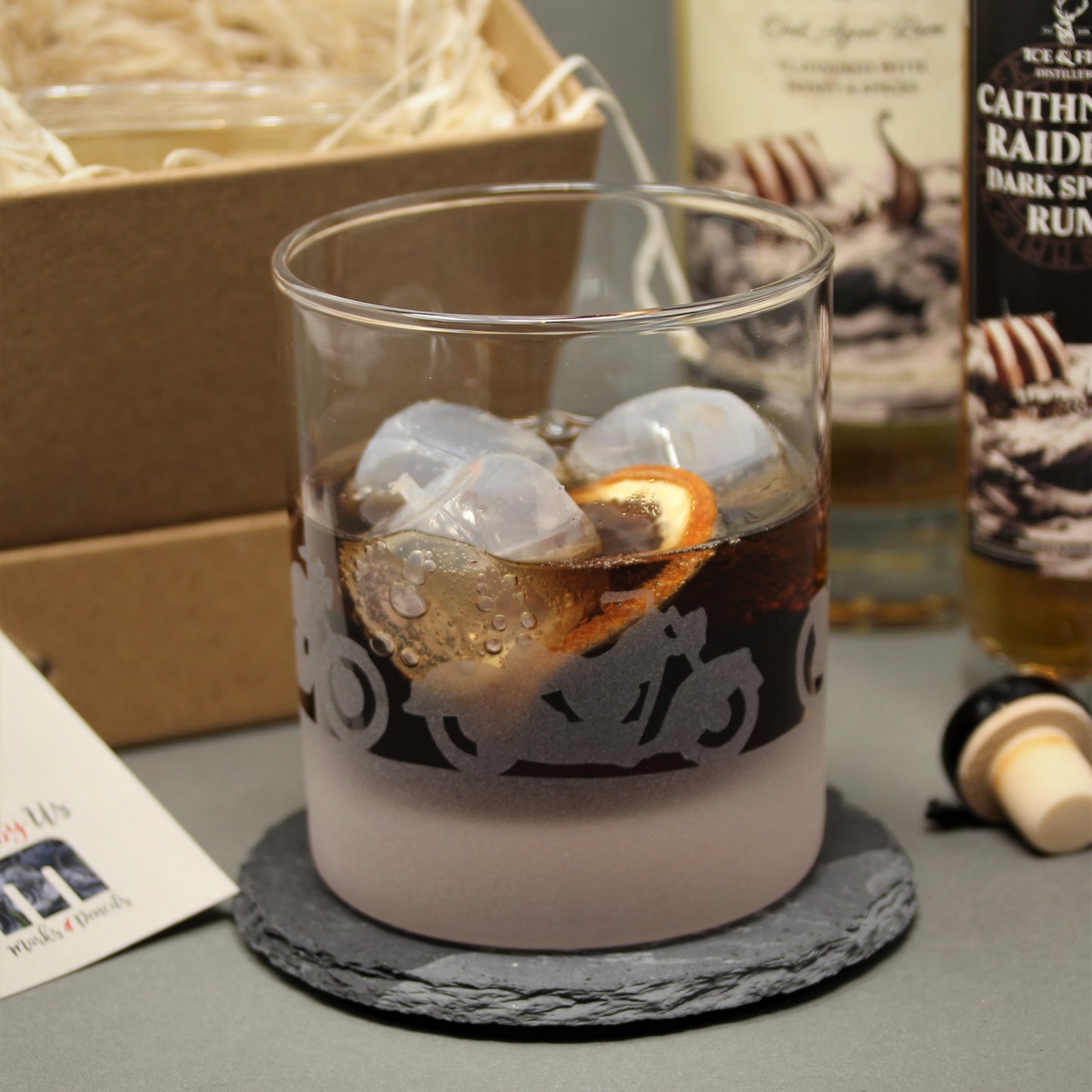 Motorbike Whisky Tumbler