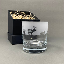 Load image into Gallery viewer, Stag &amp; Hills (Upper placement) Whisky Tumbler
