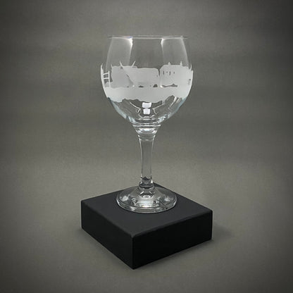 Highland Cow & Croft Gin Glass