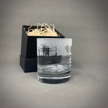 Load image into Gallery viewer, Highland Cow &amp; Croft (Upper placement) Whisky Tumbler

