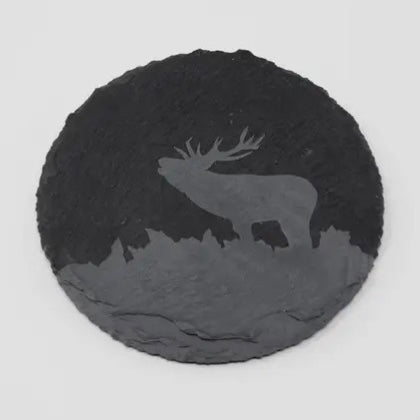 Roaring Stag Round Coaster