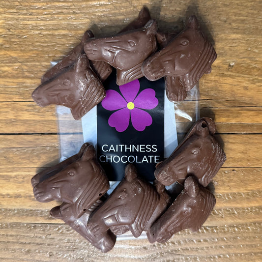 Milk Chocolate Horse Shapes