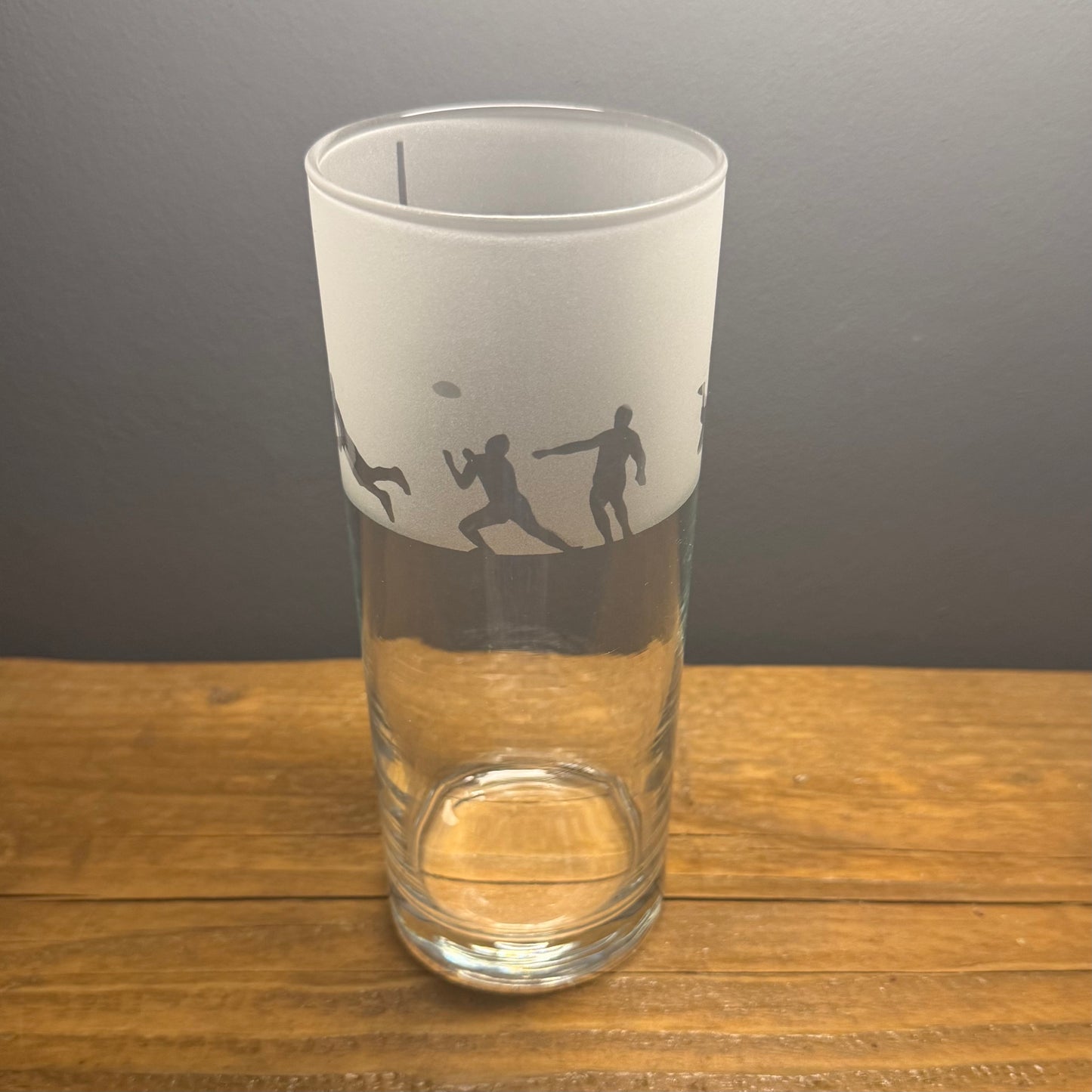 Rugby Pint Glass