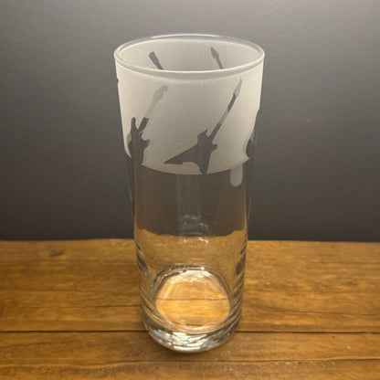 Guitars Pint Glass
