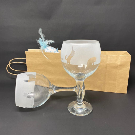 Cat Gin Glass