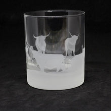 Load image into Gallery viewer, Classic Highland Cow Whisky Tumbler Lower
