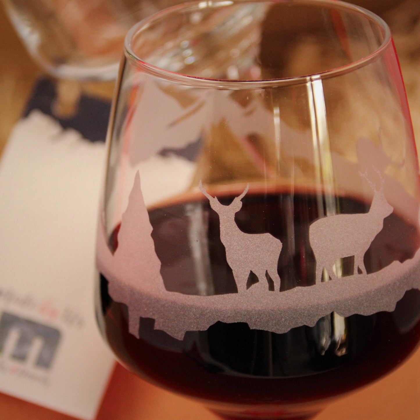 Stag Wine Glass