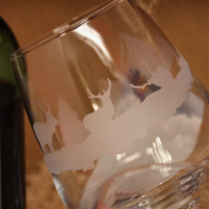 Stag Wine Glass